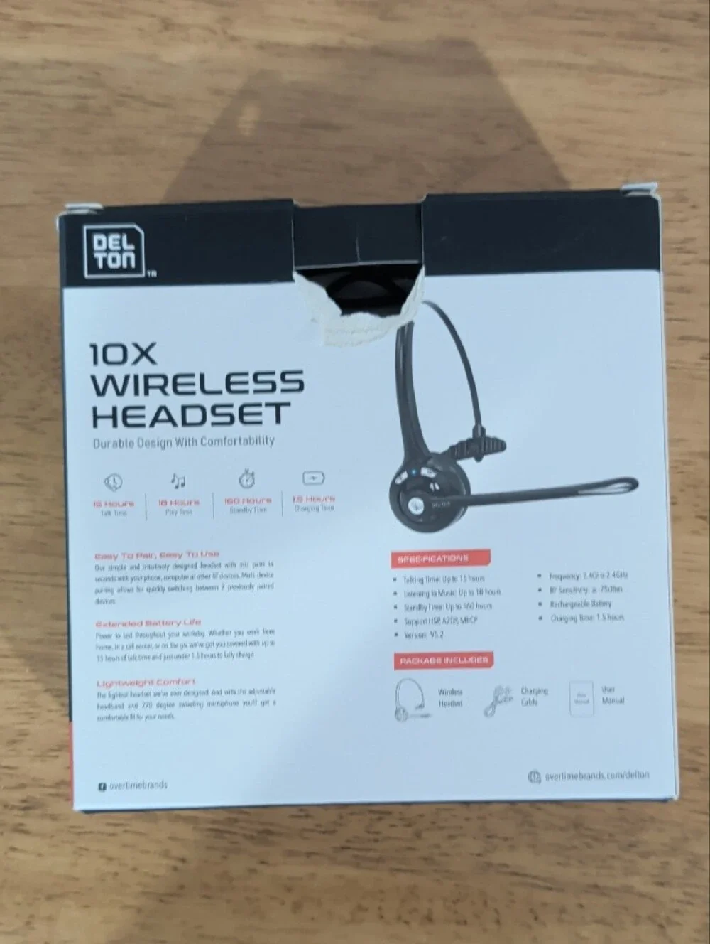 10X Wireless Headset - Black